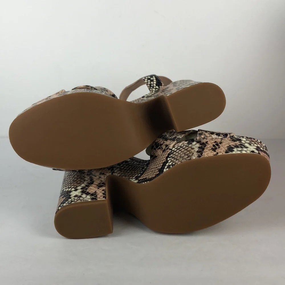 NEW Kate Spade Chic Grace Platform Stiletto Heels Sandals 8